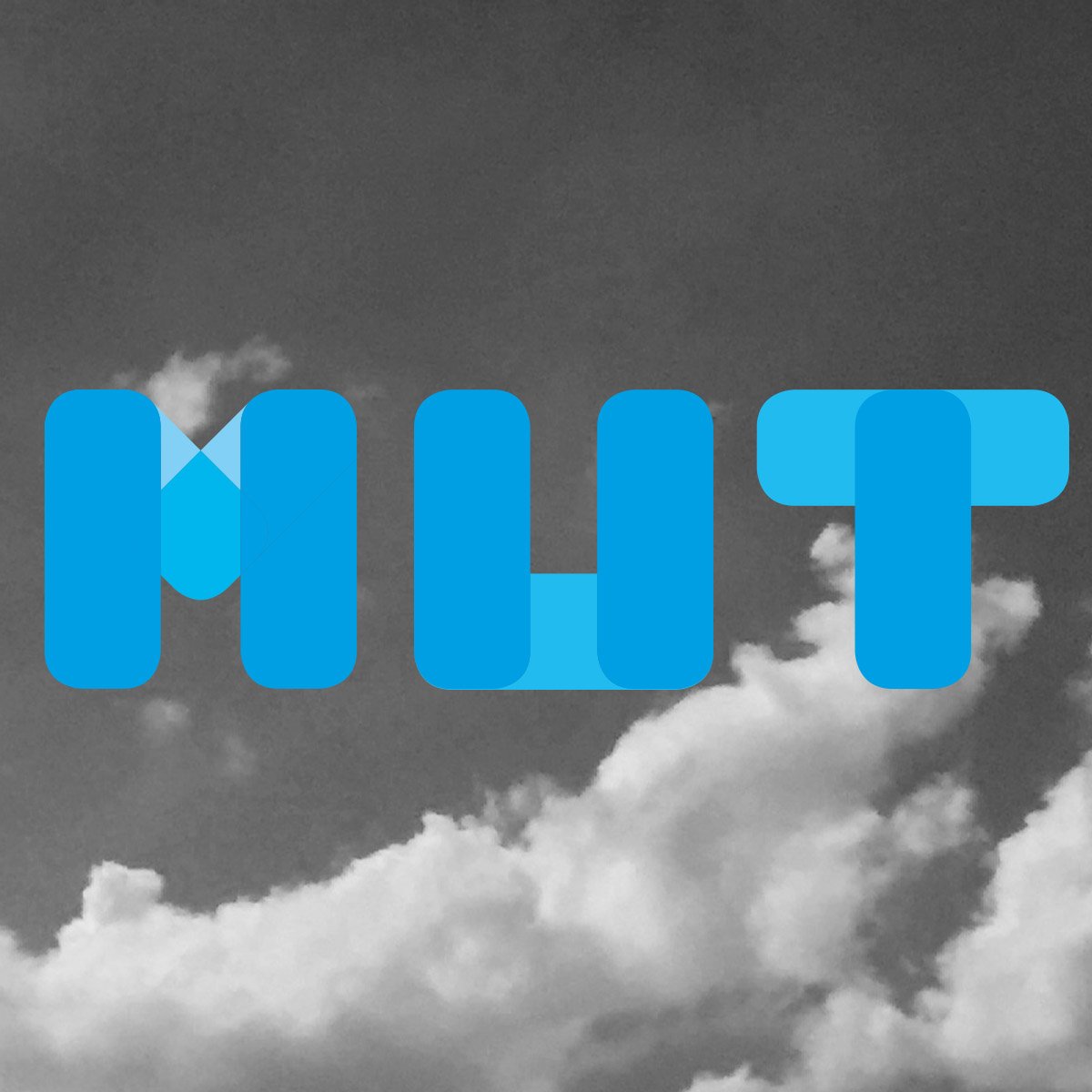 mut Logo mit Wolken
