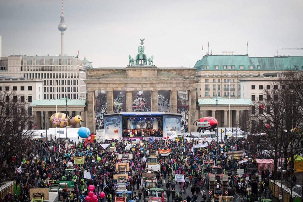 Mut auf der Wir-haben-es-satt-Demo am 19.1.2019 in Berlin