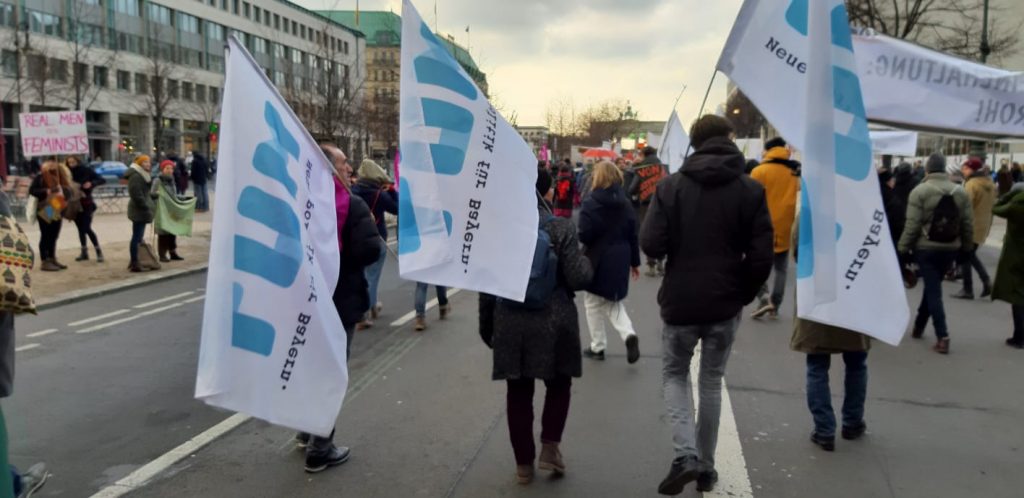Mut auf der Wir-haben-es-satt-Demo am 19.1.2019 in Berlin